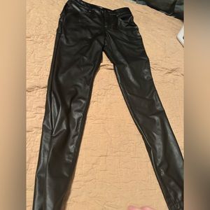 Pleather pants